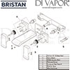 Bristan Descent Wall Mounted Basin Mixer Tap Spares